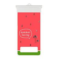 cartoon red watermelon pattern mobile phone waterproof bag for iphone  ...