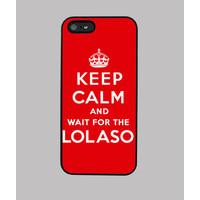 case iphone 55s keep calm and lolaso
