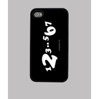 case iphone 4 / 4s white 1, 2, 3..5, 6, 7