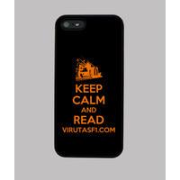 case iphone 5 keep calm and read virutasf1