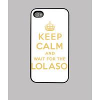 case iphone 44s keep calm and lolaso