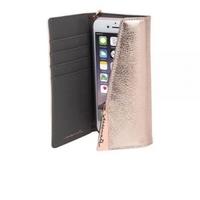 Case-Mate Genuine Leather Wristlet Folio Case for Apple iPhone 7/6s/6 (Rose Gold)