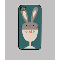case iphone 44s bunny cup (model 2)