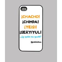 case iphone 4 / 4s white chacho chimpa