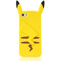Cartoon Animal Figure Silicone Soft Back Cover for iPhone 4/4S(Assorted Colors)