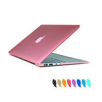Case for Macbook Air 11.6\" MacBook Pro 13.3\"/15.4\" Solid Color ABS Material Crystal Clear Full Body Case Cover