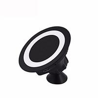 CAR Wireless Charger Pad Facleta 360 Rotating Magnetic Car Stand Fast Charger For IPHONE7, Galaxy S7 EDG