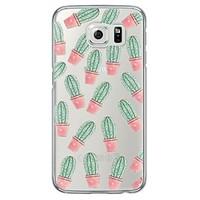 cactus pattern tpu soft ultra thin case cover for samsung galaxys7 edg ...