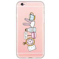 Cartoon Pattern TPU Ultra-thin Translucent Soft Back Cover for Apple iPhone 6s 6 Plus SE 5s 5