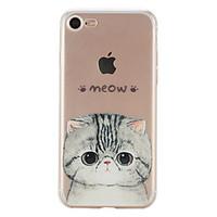 Cat Pattern Material TPU Phone Case For iPhone 7 7 Plus 6s 6 Plus SE 5s 5