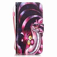 cat pattern material pu card holder leather for iphone 7 7 plus 6s 6 p ...