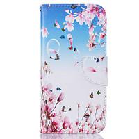 Card Holder Wallet with Stand Flower Pattern Case Full Body Case Hard PU Leather For Samsung Galaxy S7 edge S7 S6 edge S6 S5