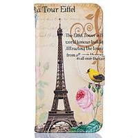 Card Holder Wallet with Stand Eiffel Tower Pattern Case Full Body Case Hard PU Leather for Samsung Galaxy J5 (2016) J5 J3 J1 (2016)