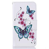 Card Holder Wallet with Stand Butterfly Pattern Case Full Body Case Hard PU Leather for Samsung Galaxy J5 (2016) J5 J3 J1 (2016)
