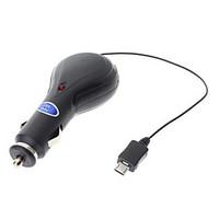 car charger with retractable cable for samsung mobile phone dc 1224v75 ...
