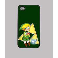 case iphone 4 / 4s green chibi link