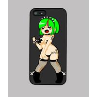 case iphone 5 (various colors) green-haired