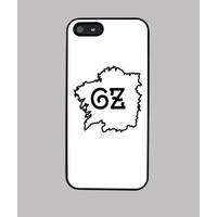 case iphone 5 map galiza branca / black