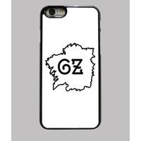 case iphone 6 map galiza branca / black