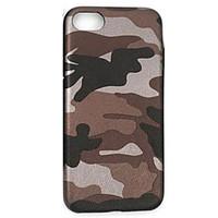 Camouflage Soft PU Leather Material Phone Case for iPhone 7 7plus 6S 6plus SE 5S