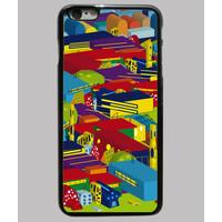 case iphone 6 plus, black / city