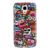 Cartoon Ugly Creatures Pattern Protective Hard Back Cover Case for Samsung Galaxy S4 Mini I9190