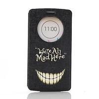 Cartoon Crazy Teeth Pattern PU Leather Case with Screen Protector, Stand and Dust Plug for LG G3