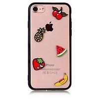 Case for Apple iPhone 7 7 Plus iPhone 6s 6 Plus Case Cover The Fruit Pattern with Acrylic Cases