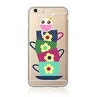 Case For iPhone 7 7 Plus TPU Soft Back Cover Cartoon Pattern For iPhone 6 Plus 6s Plus iPhone 5 SE 5s 5C 4s