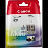 Canon PG-37 / CL-38 Original Black & Colour Ink Cartridge 2 Pack