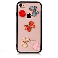Case for Apple iPhone 7 7 Plus iPhone 6s 6 Plus Case Cover The Butterfly Pattern with Acrylic Cases