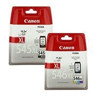 Canon PG-545XL & CL-546XL Original High Capacity Black & Colour Ink Cartridge 2 Pack