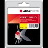 Canon CLI-551YXL AGFA Premium Compatible High Capacity Yellow Ink Cartridge