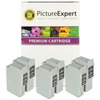 canon bci 21 compatible black colour ink cartridge 6 pack