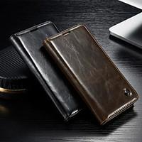 CaseMe New Fashion Crazy Horse PU Leather Wallet Card Slot Cover Flip Case with Stand for Samsung Galaxy S4/S5