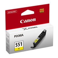 canon cli 551y original yellow ink cartridge