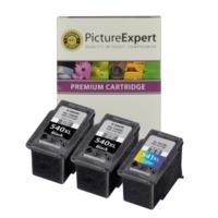 Canon PG-540XL x2 & CL-541XL x1 Compatible High Capacity Black and Colour Ink Cartridge 3 Pack