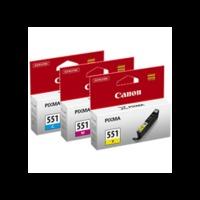 Canon CLI-551 C/M/Y Original Colour Ink Cartridge 3 Pack