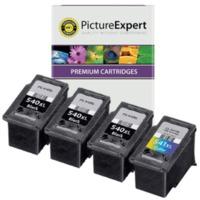 Canon PG-540XL x3 & CL-541XL x1 Compatible High Capacity Black and Colour Ink Cartridge 4 Pack