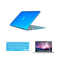 Case for Macbook Pro 13.3\" Solid Color Plastic Material Top Selling PVC MacBook Case with Keyboard Cover and Screen Flim