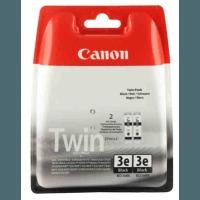 canon bci 3ebk original black ink cartridge twinpack