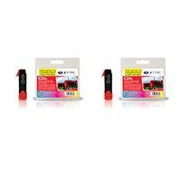 canon bci 24c jettec compatible colour ink cartridge