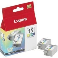 Canon BCI-15BK Original Black Ink Cartridge Twinpack