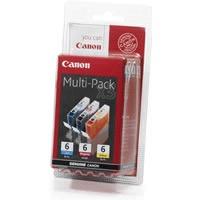 Canon BCI-6 C/M/Y Original Colour Ink Cartridge 3 Pack