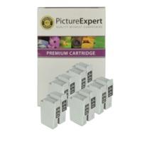 Canon BCI-24 Compatible Black & Colour Ink Cartridge 10 Pack