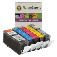 canon pgi 520bk cli 521 bkcmy compatible black colour ink cartridge 5  ...