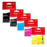 Canon PGI-525 Bk/ CLI-526 BK/C/M/Y Original Black & Colour Ink Cartridge 5 Pack