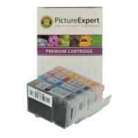 Canon PGI-5 BK, CLI-8 C/ M/ Y Compatible Black & Colour Ink Cartridge 4 Pack