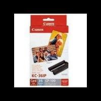 Canon KC-36IP (7739A001AB) Original Colour Ink Cartridge & Credit Card Size Paper