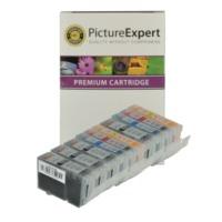 Canon PGI-5 BK, CLI-8 C/M/Y Compatible Black & Colour Ink Cartridge 10 Pack